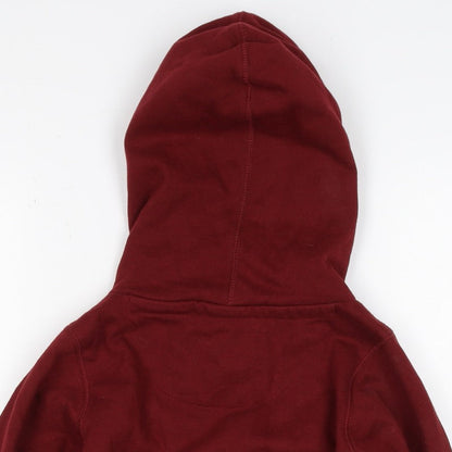 Petrol Industries Boys Red 7-8 Years Pullover Hoodie Graphic Logo