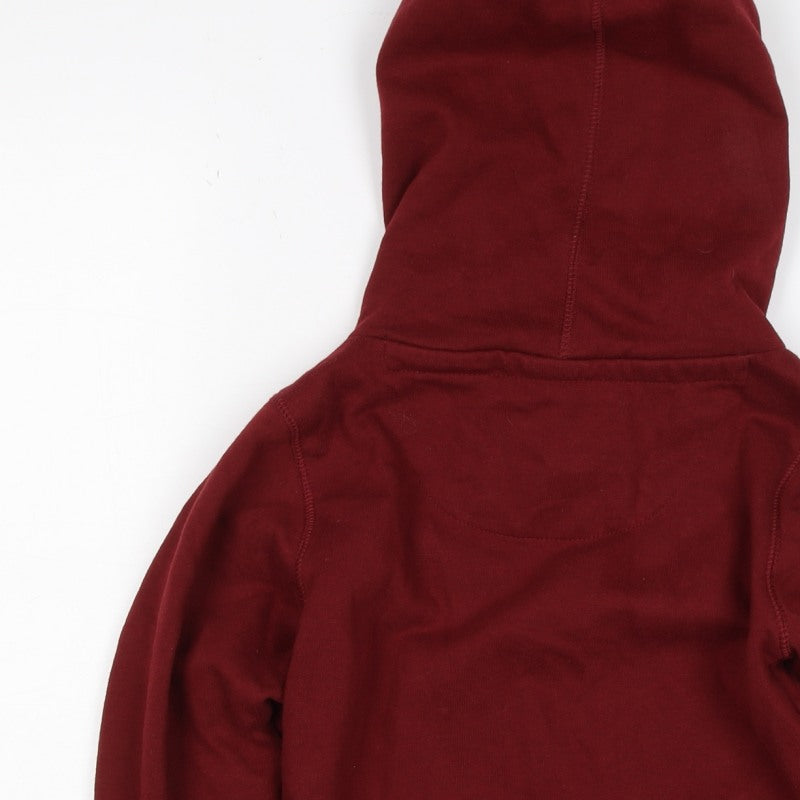 Petrol Industries Boys Red 7-8 Years Pullover Hoodie Graphic Logo
