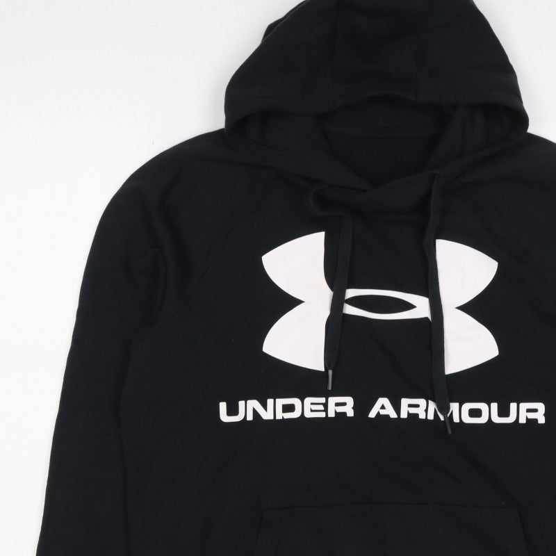 Under Armour Men’s Black M Pullover Hoodie Logo Graphic Sports