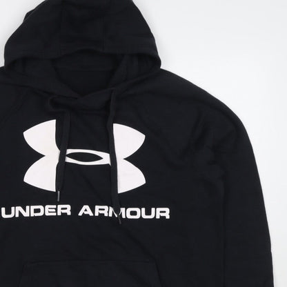 Under Armour Men’s Black M Pullover Hoodie Logo Graphic Sports