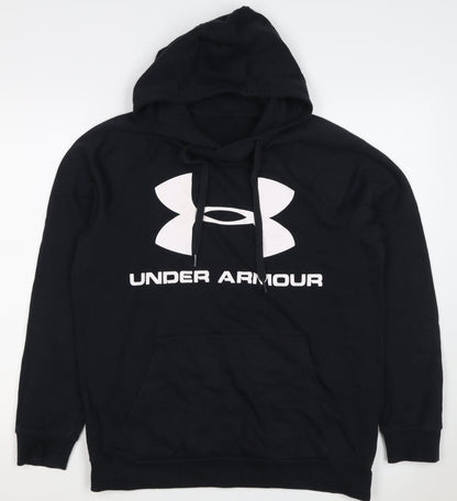 Under Armour Men’s Black M Pullover Hoodie Logo Graphic Sports