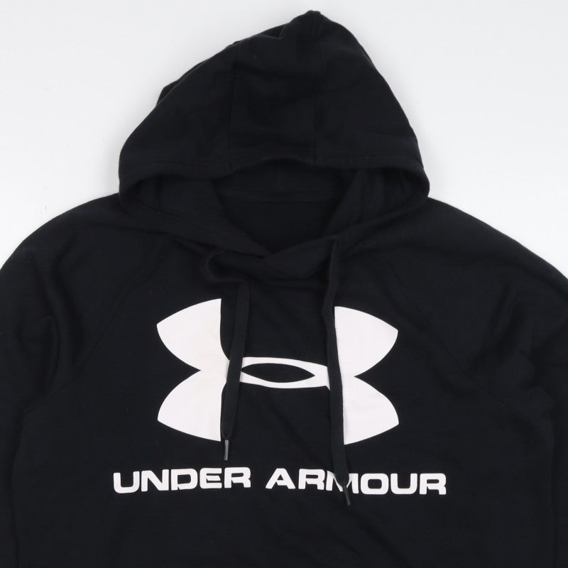 Under Armour Men’s Black M Pullover Hoodie Logo Graphic Sports