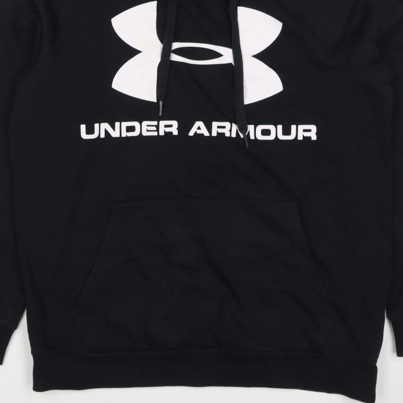 Under Armour Men’s Black M Pullover Hoodie Logo Graphic Sports
