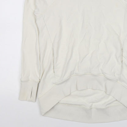 Sweaty Betty Women Ivory XS Pullover Hoodie Raglan Long Sleeve