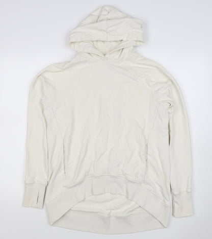 Sweaty Betty Women Ivory XS Pullover Hoodie Raglan Long Sleeve