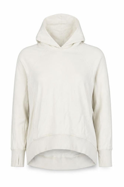 Sweaty Betty Women Ivory XS Pullover Hoodie Raglan Long Sleeve