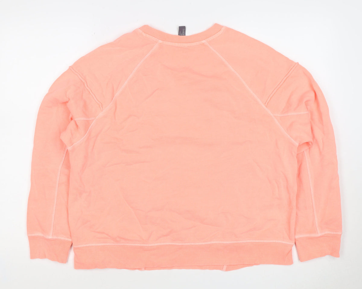 Sweet Betty London Women’s Pink M Cotton Raglan Crew Neck Sweatshirt