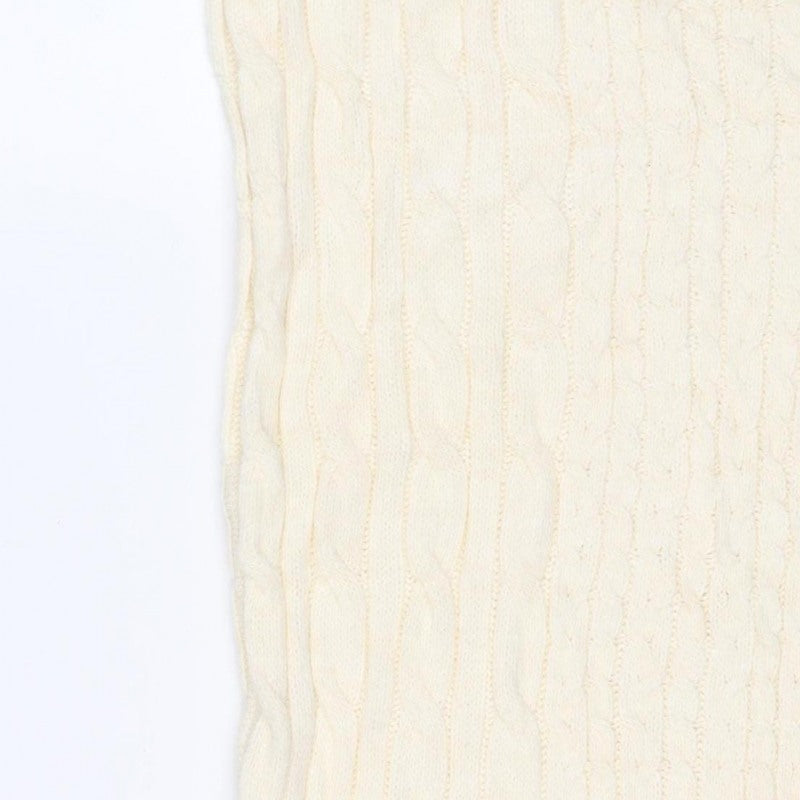 Marks and Spencer Women Ivory XS Cable Knit Long Pencil Skirt