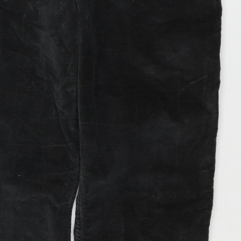 Abercrombie & Fitch Women’s Black Size 8 W29 Stretch Straight Trousers