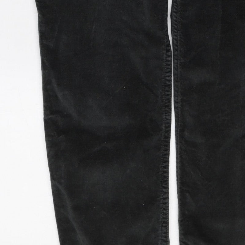 Abercrombie & Fitch Women’s Black Size 8 W29 Stretch Straight Trousers