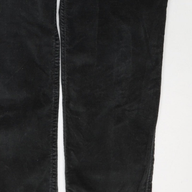 Abercrombie & Fitch Women’s Black Size 8 W29 Stretch Straight Trousers