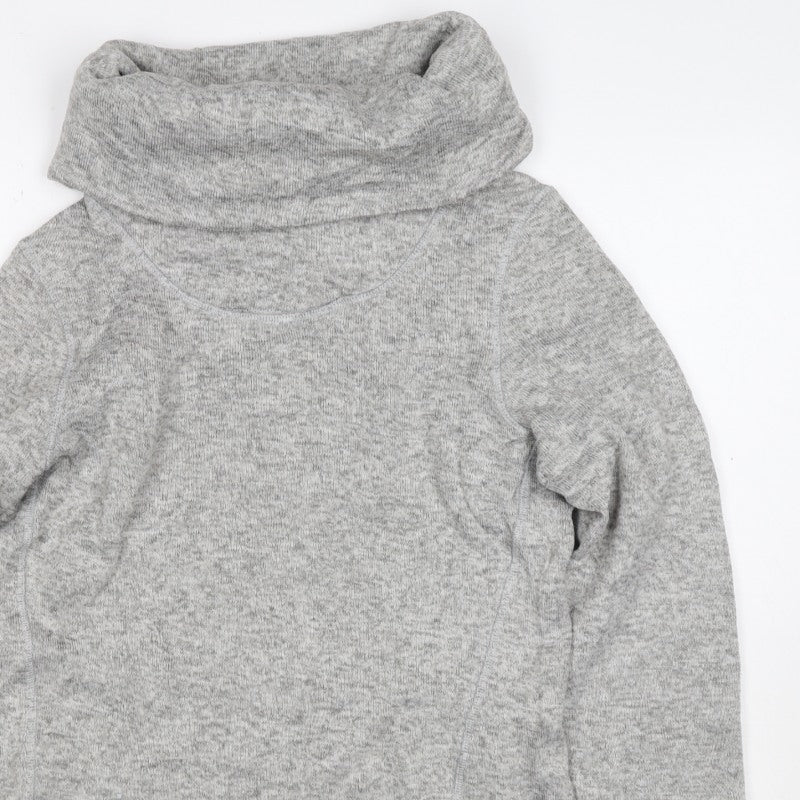 Mountain Warehouse Women Grey UK 14 Pullover Cowl Neck Hoodie