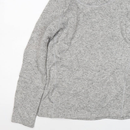Mountain Warehouse Women Grey UK 14 Pullover Cowl Neck Hoodie