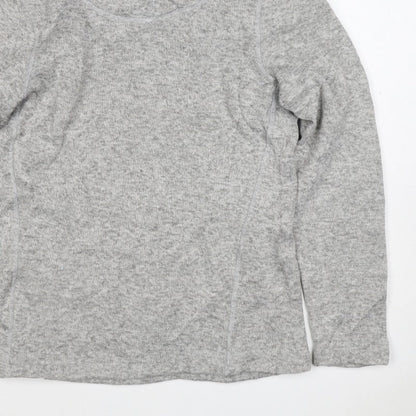 Mountain Warehouse Women Grey UK 14 Pullover Cowl Neck Hoodie