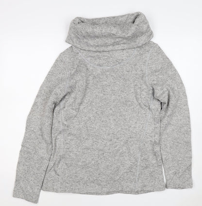Mountain Warehouse Women Grey UK 14 Pullover Cowl Neck Hoodie