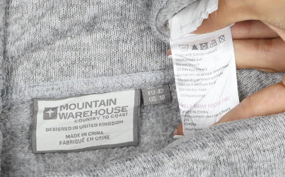Mountain Warehouse Women Grey UK 14 Pullover Cowl Neck Hoodie