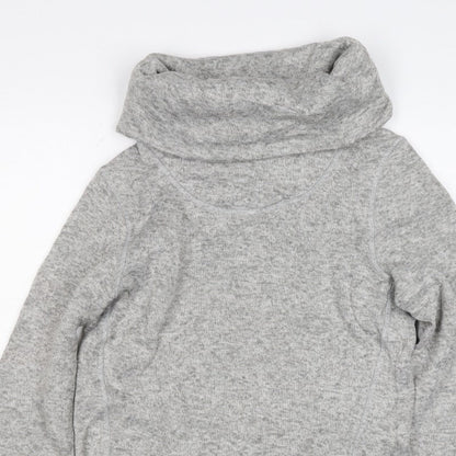 Mountain Warehouse Women Grey UK 14 Pullover Cowl Neck Hoodie