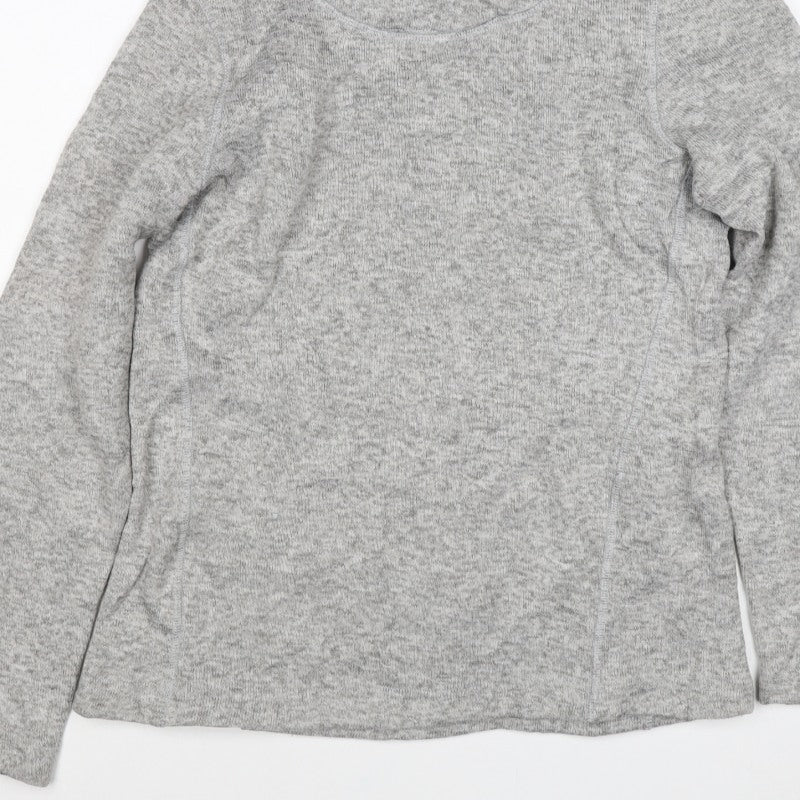 Mountain Warehouse Women Grey UK 14 Pullover Cowl Neck Hoodie