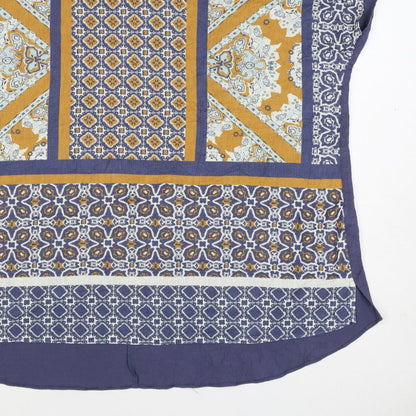 Nutmeg Women Multicoloured Geometric Tunic Top UK 22 Short Sleeve
