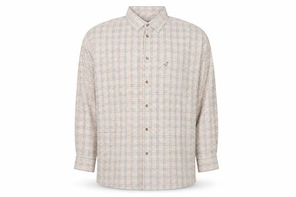 Alpendale Men’s XL White Check Cotton Country Shirt Long Sleeve