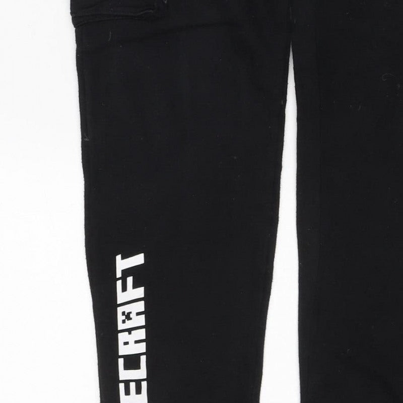 Mojang Studios Boys Black Minecraft Jogger Trousers 12-13 Years