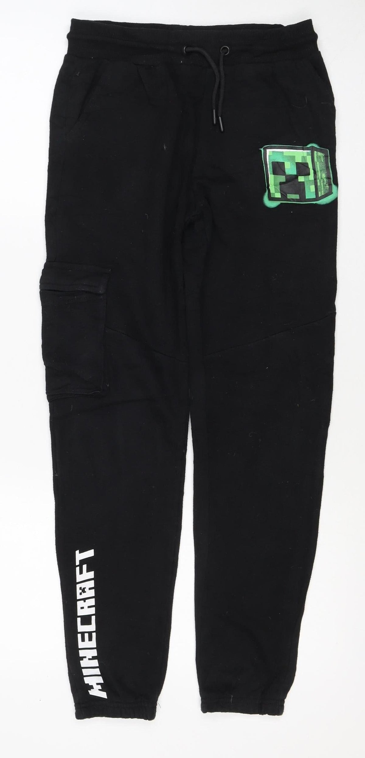 Mojang Studios Boys Black Minecraft Jogger Trousers 12-13 Years