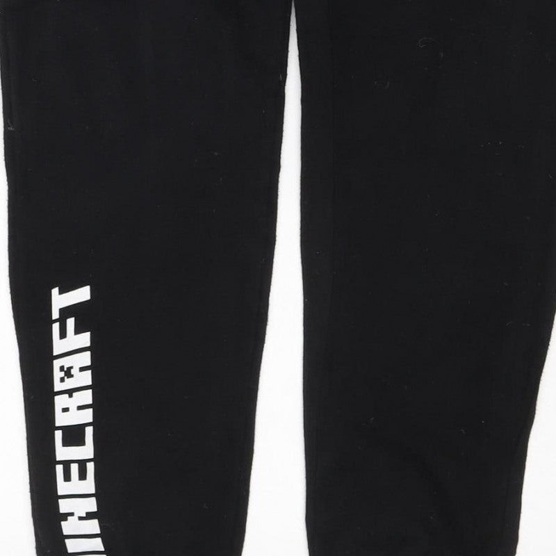 Mojang Studios Boys Black Minecraft Jogger Trousers 12-13 Years