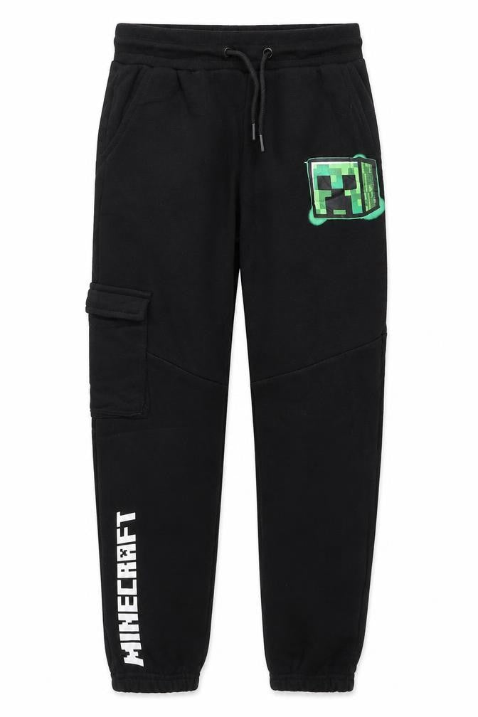 Mojang Studios Boys Black Minecraft Jogger Trousers 12-13 Years