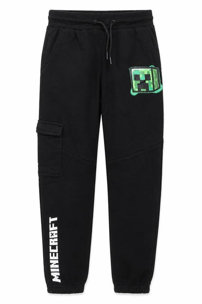 Mojang Studios Boys Black Minecraft Jogger Trousers 12-13 Years