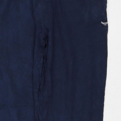Threadbare Men's Blue M Jogger Trousers Elastic Waist Viscose