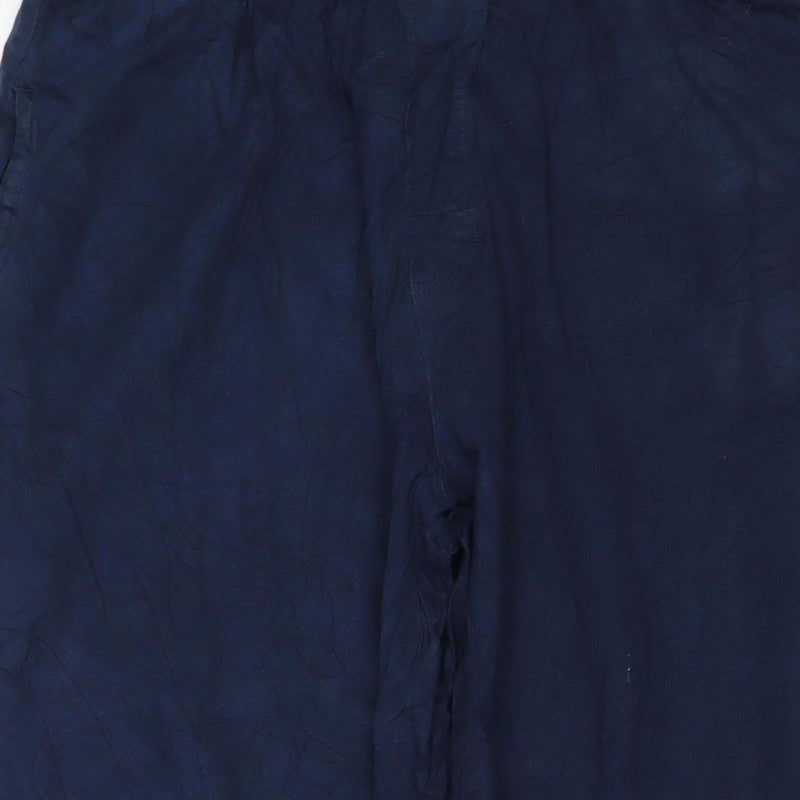 Threadbare Men's Blue M Jogger Trousers Elastic Waist Viscose