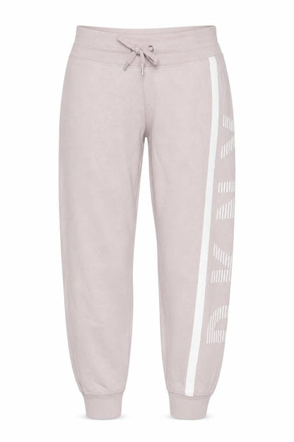DKNY Women Pink M Jogger Sweatpants Logo Stripe Drawstring