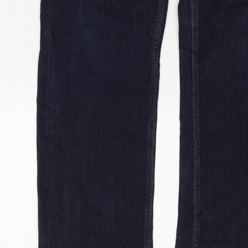 Marks & Spencer Women’s Blue Skinny Slim Jeans UK 10 Regular Stretch