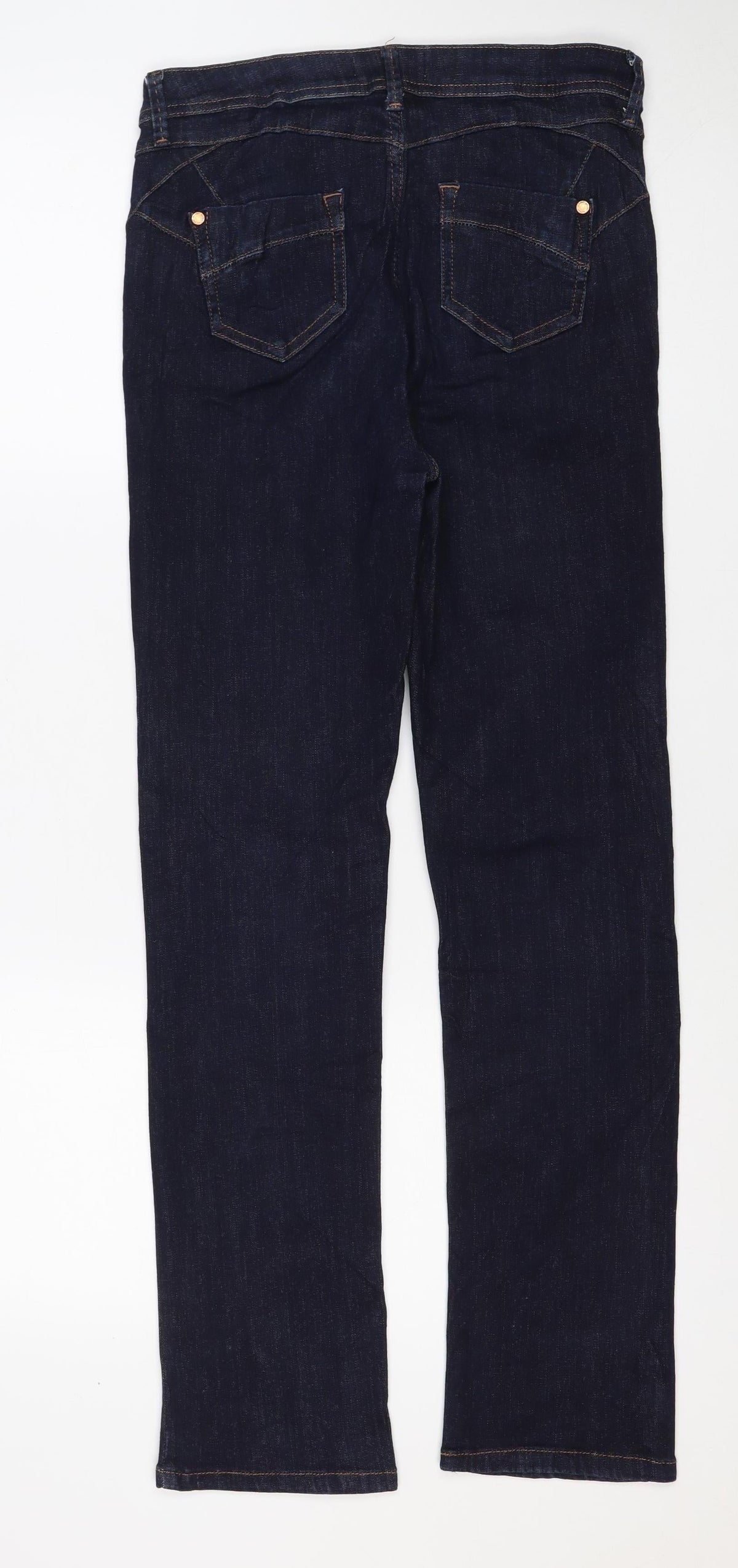Marks & Spencer Women’s Blue Skinny Slim Jeans UK 10 Regular Stretch