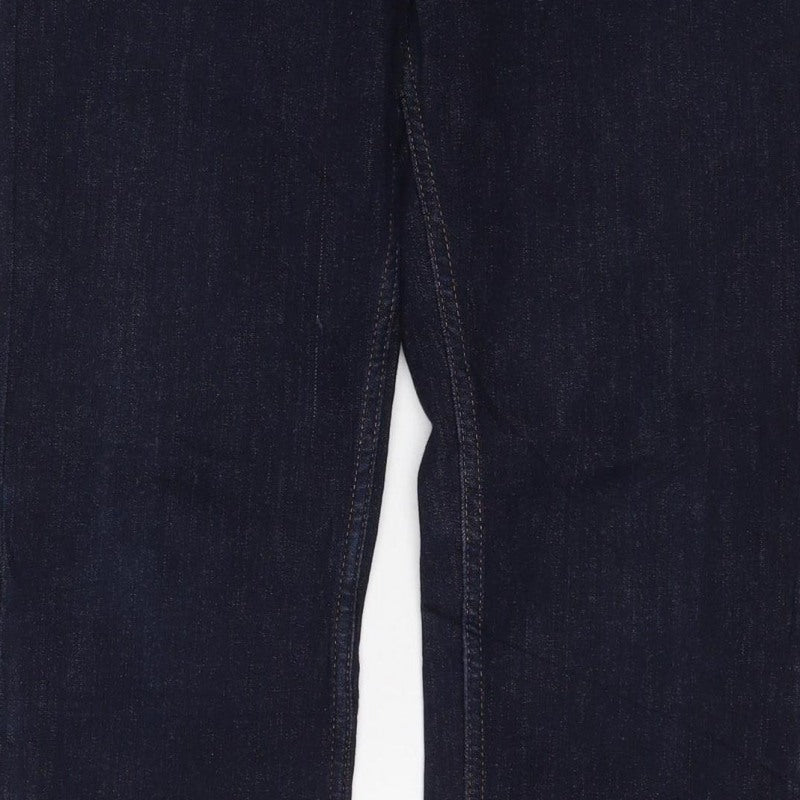 Marks & Spencer Women’s Blue Skinny Slim Jeans UK 10 Regular Stretch