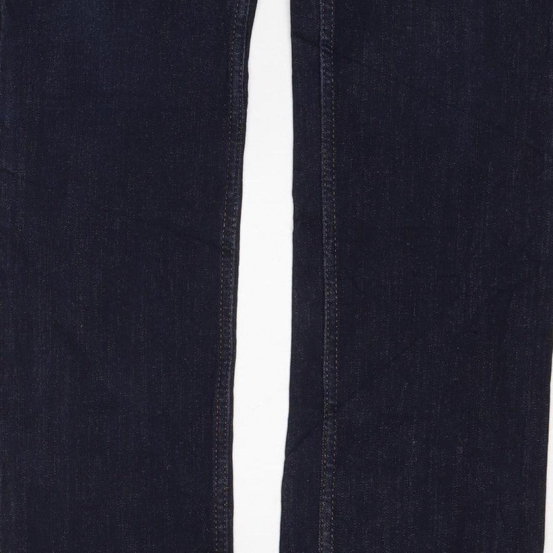 Marks & Spencer Women’s Blue Skinny Slim Jeans UK 10 Regular Stretch