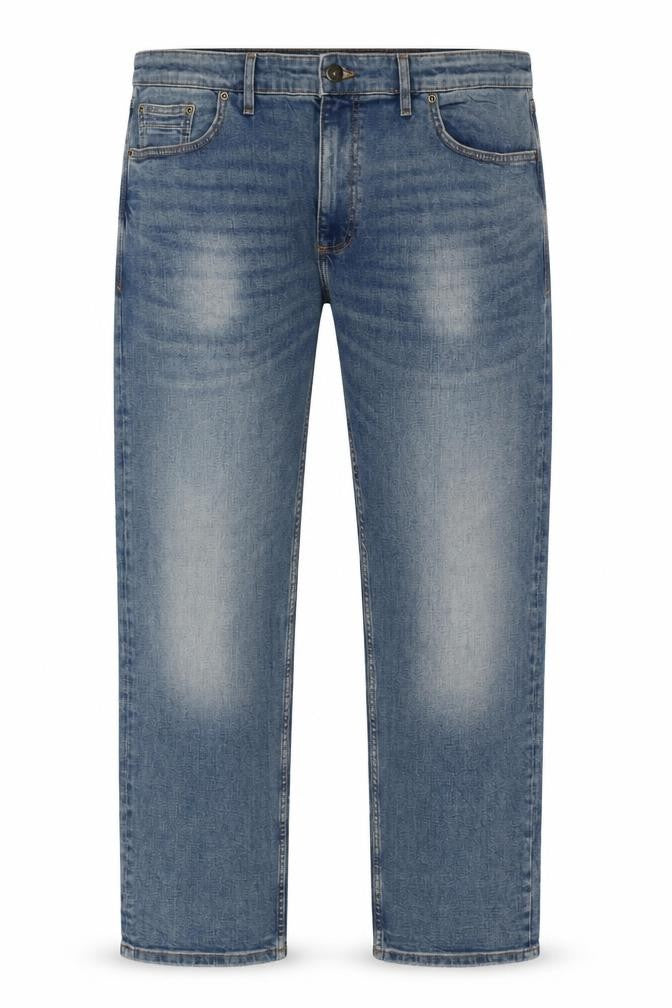 Marks and Spencer Men’s Blue Straight Fit Jeans W34 L29 Stretch Denim