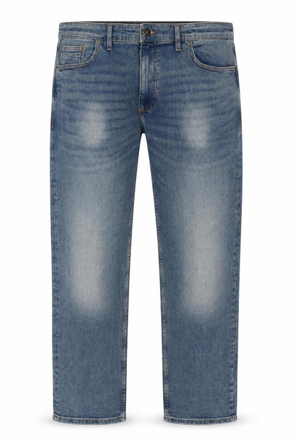 Marks and Spencer Men’s Blue Straight Fit Jeans W34 L29 Stretch Denim