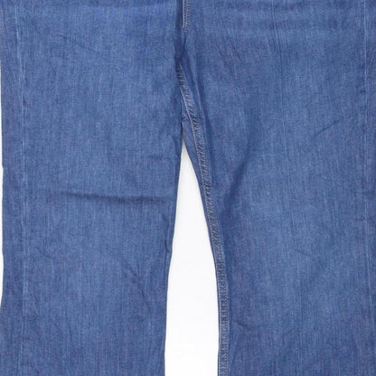 Marks and Spencer Women’s Blue Flare Jeans Size 18 Short