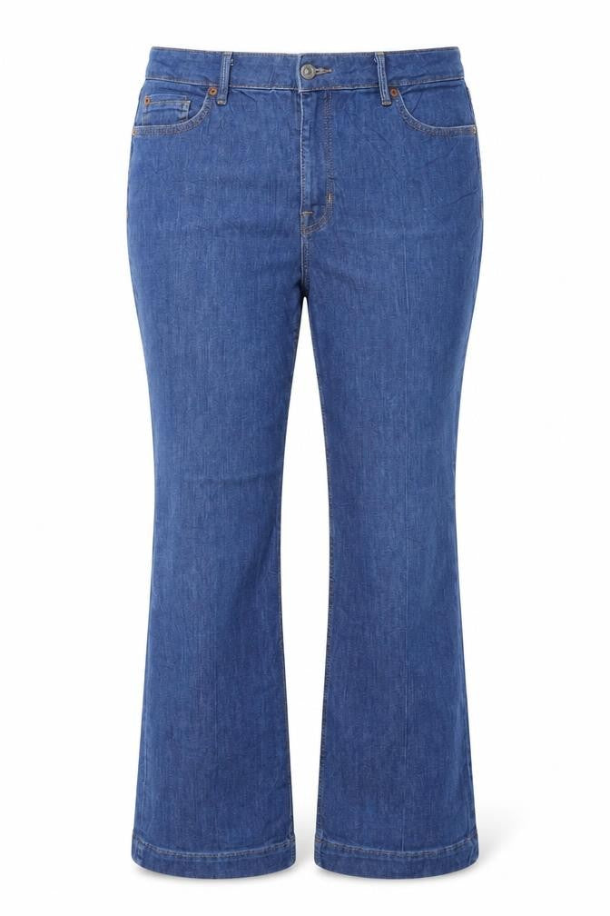 Marks and Spencer Women’s Blue Flare Jeans Size 18 Short