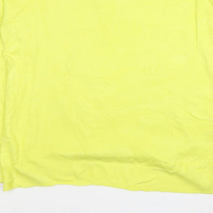 Marks and Spencer Women Yellow Size 16 Crew Neck Lightweight Jumper