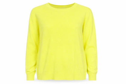Marks and Spencer Women Yellow Size 16 Crew Neck Lightweight Jumper