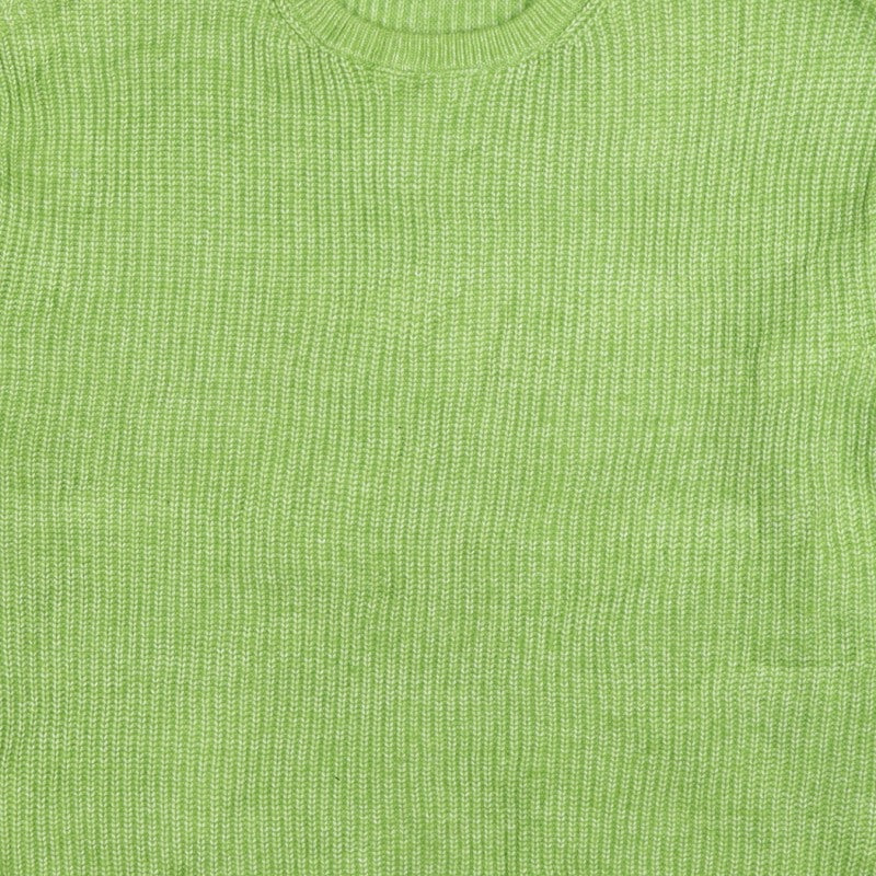 Marks and Spencer Women Green M Crew Neck Chunky Knit Jumper