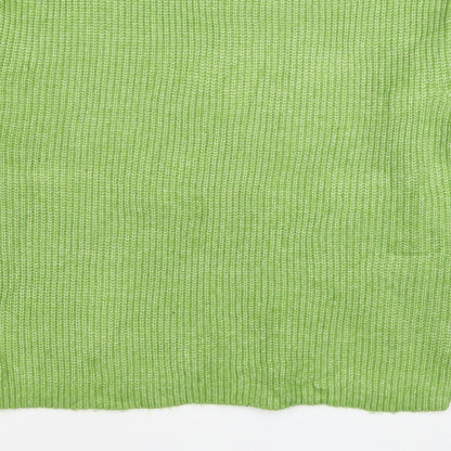 Marks and Spencer Women Green M Crew Neck Chunky Knit Jumper