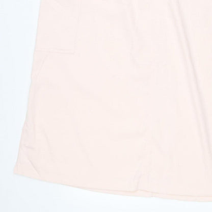 M&S Women Pink UK 22 Plus Cargo Long Drawstring Skirt