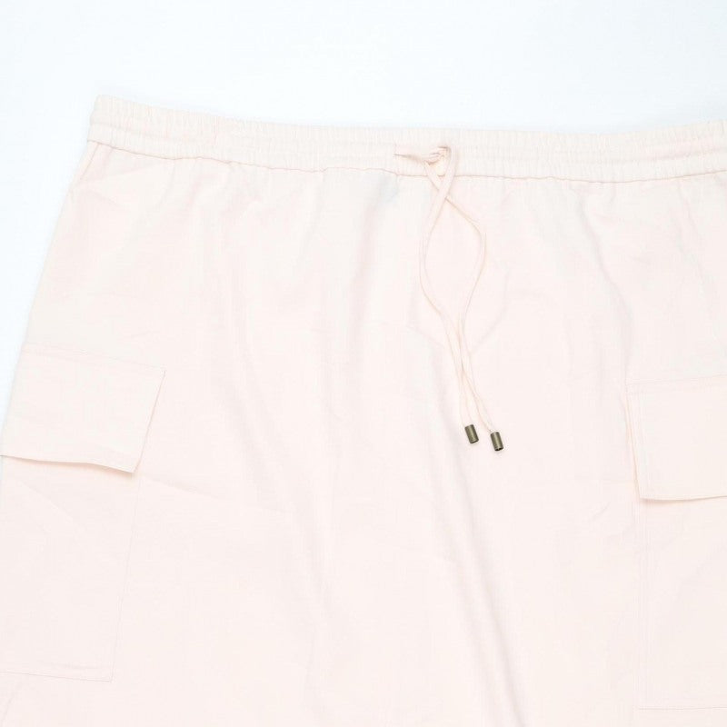 M&S Women Pink UK 22 Plus Cargo Long Drawstring Skirt