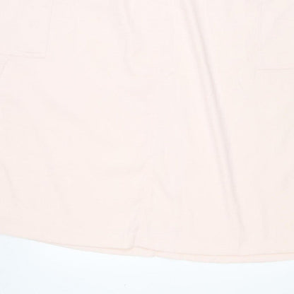 M&S Women Pink UK 22 Plus Cargo Long Drawstring Skirt