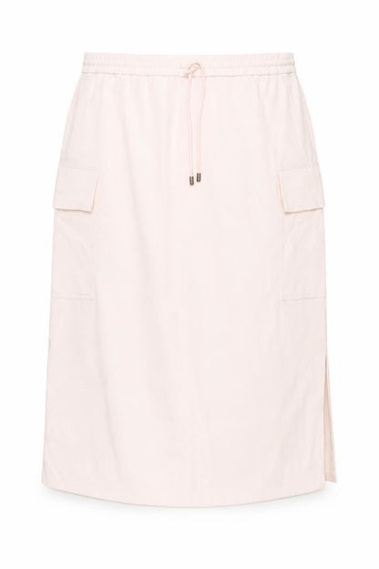 M&S Women Pink UK 22 Plus Cargo Long Drawstring Skirt