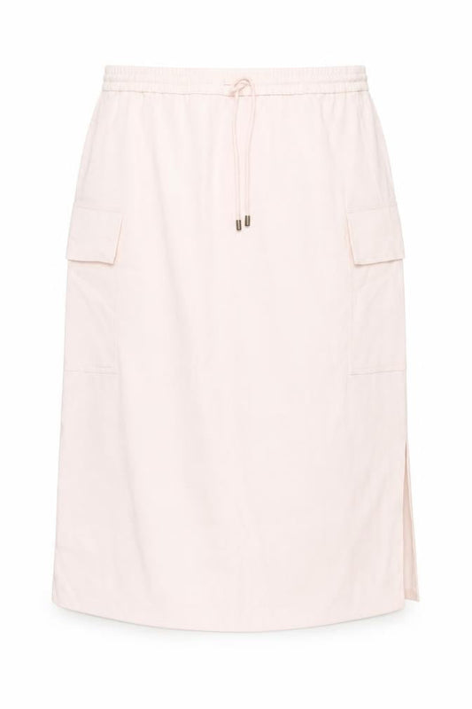 M&S Women Pink UK 22 Plus Cargo Long Drawstring Skirt