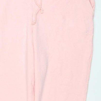 Marks & Spencer Women Pink Size 22 Regular Jogger Sweatpants Drawstring